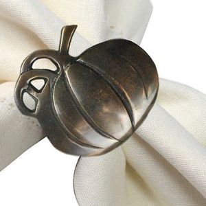 🍂🌾🍂 Antique Copper Pumpkin Napkin Rings